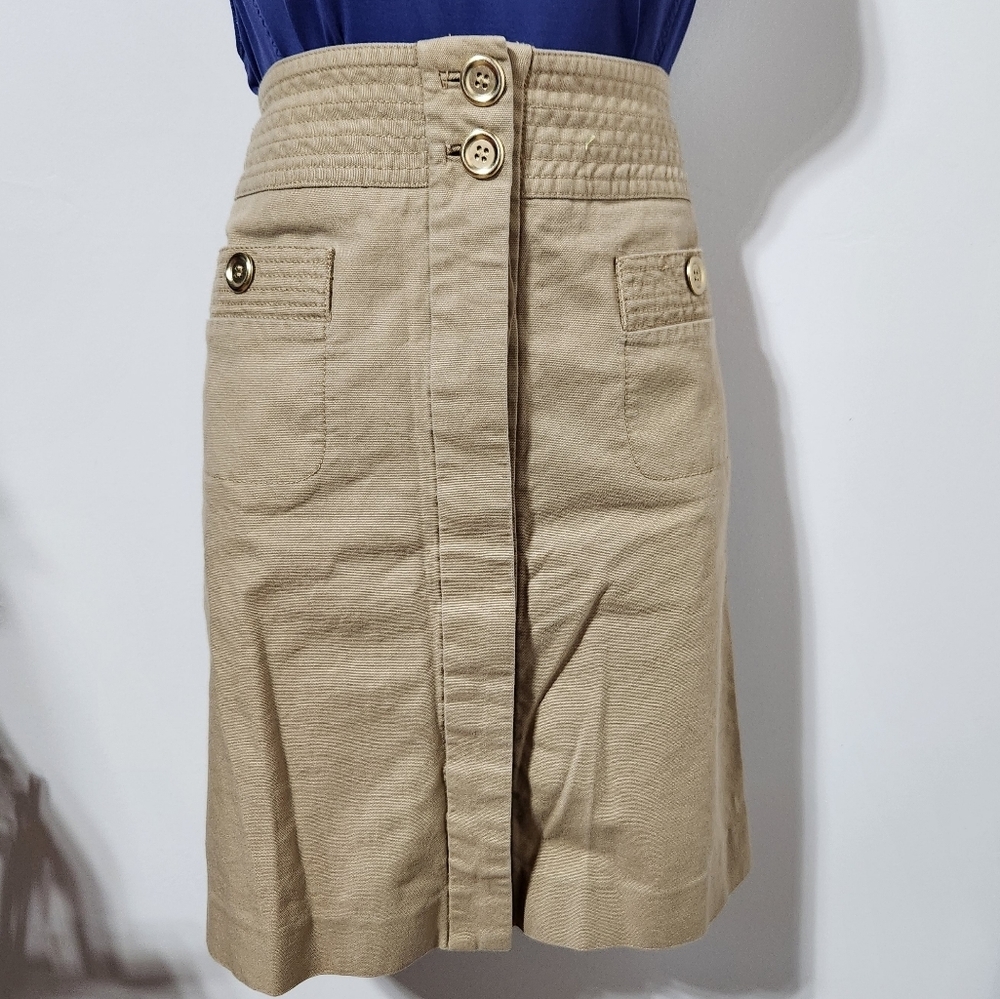 Talbots button front skirt - Picture 3 of 8